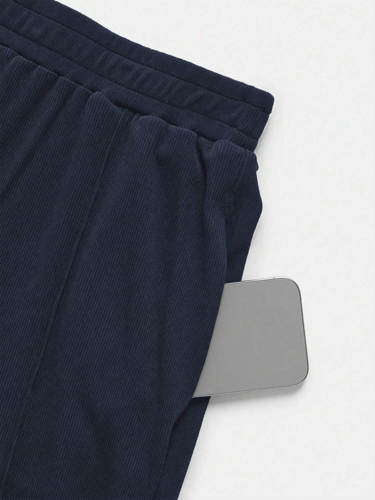 2pcs Set Women Solid Color Side Tie Tank Top And Wide Leg Pants Suit