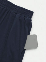 2pcs Set Women Solid Color Side Tie Tank Top And Wide Leg Pants Suit